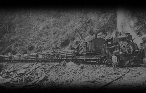 Photo of Tennessee rail workers from the early 20th century.